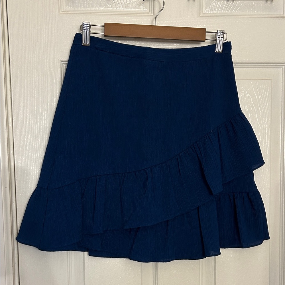 Banana Republic Asymmetrical Navy Skirt